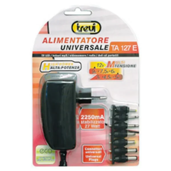 Trevi TA 127 E power adapter/inverter Indoor Black