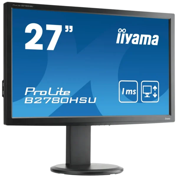 iiyama ProLite B2780HSU LED display 68.6 cm (27″) 1920 x 1080 pixels Full HD Black