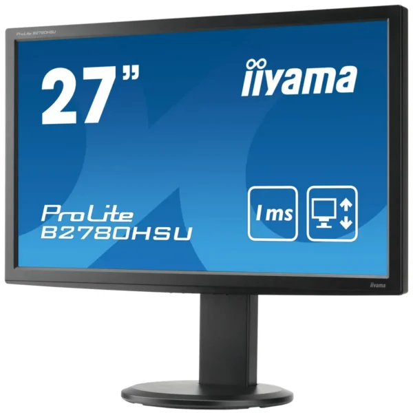 iiyama ProLite B2780HSU LED display 68.6 cm (27″) 1920 x 1080 pixels Full HD Black