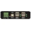 StarTech.com 4-Port USB 2.0 Hub – Metal Industrial USB-A Hub – Din Rail, Wall or Desk Mountable USB Data Hub – TAA Compliant USB Expander Hub
