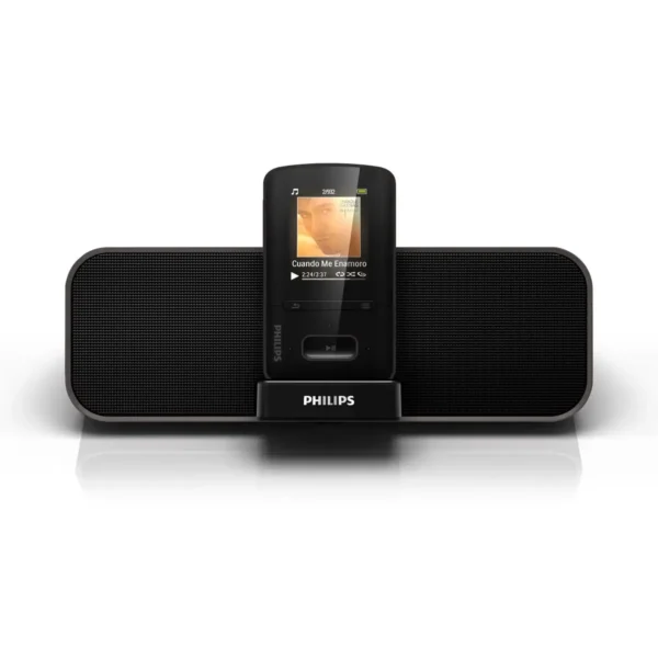 Philips GoGear MP4 player with docking speaker SA3DKV04KN/02