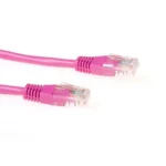 ACT Pink 7 meter U/UTP CAT5E patch cable with RJ45 connectors