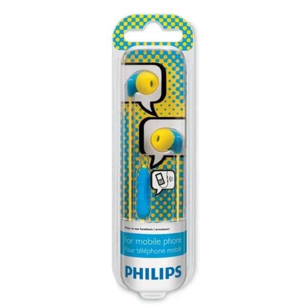 Philips SHE3575YB/28 headphones/headset Wired In-ear Blue, Yellow