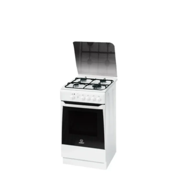 Indesit KN1G2S(W)/I cooker Freestanding cooker Natural gas Gas White