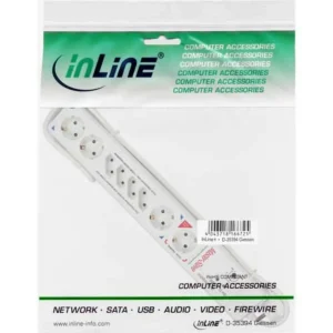 InLine 16646A surge protector White 8 AC outlet(s) 230 V 1.5 m