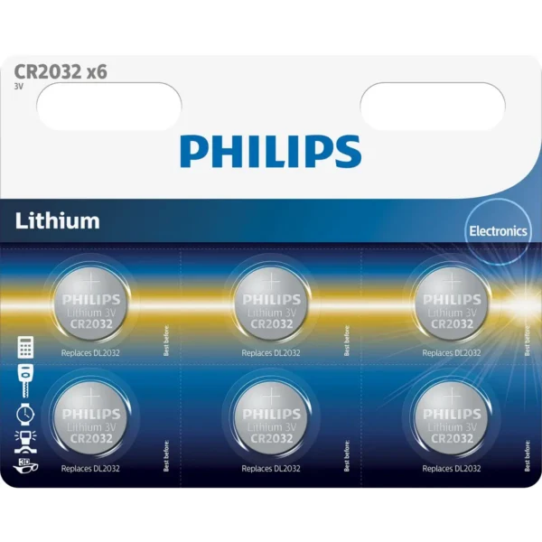 Philips Minicells Button cell CR2032P6/01B