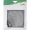 InLine Fan grid aluminum filter, black, 120x120mm