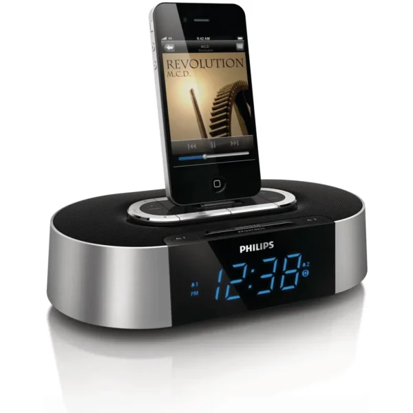 Philips AJ7030D/37 radio Clock Digital Black, Silver