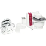 Bosch MUM4825 food processor 600 W Red, White