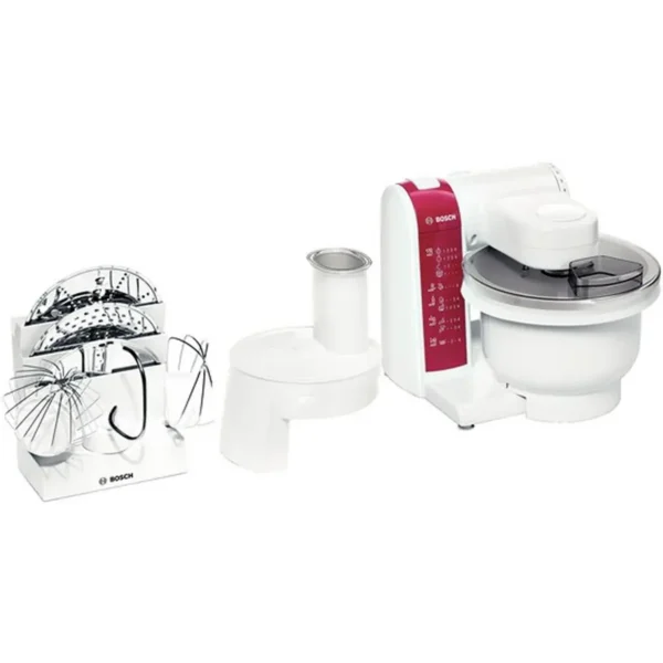 Bosch MUM4825 food processor 600 W Red, White