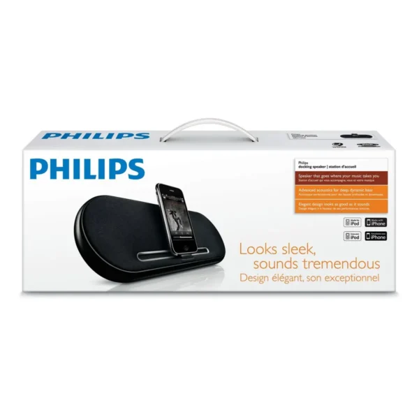 Philips Fidelio SBD7500/37 docking speaker 2.0 channels 10 W Black