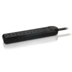 Philips SPS1060W/17 surge protector Black 6 AC outlet(s)