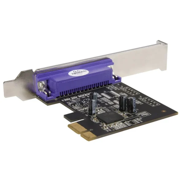 StarTech.com Newer version available PEX1P2: 1 Port PCI Express Dual Profile Parallel Adapter Card – SPP/EPP/ECP – 1x DB25 IEEE 1284 PCIe Parallel Card (PEX1P)