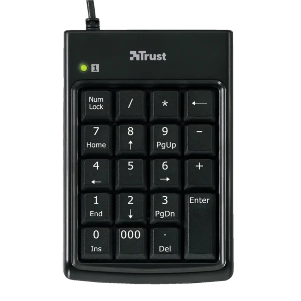 Trust Numeric Keypad & USB Hub KP-1200p