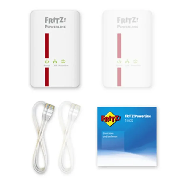 FRITZ! Powerline 500E 1000 Mbit/s Ethernet LAN Red, White
