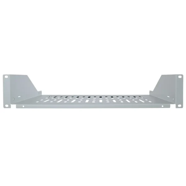 Intellinet 19″ Cantilever Shelf, 2U, Fixed, Depth 350mm, Max 15kg, Grey, Three Year Warranty