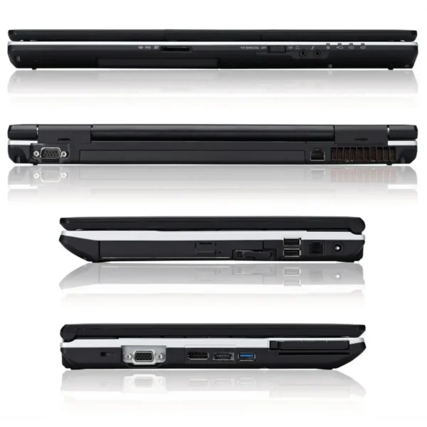 Fujitsu LIFEBOOK E751 Intel® Core™ i5 i5-2430M 39.6 cm (15.6″) HD+ 4 GB DDR3-SDRAM 320 GB HDD Wi-Fi 4 (802.11n) Windows 7 Professional Black, Silver