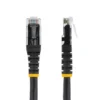 StarTech.com 10ft CAT6 Ethernet Cable – Black CAT 6 Gigabit Ethernet Wire -650MHz 100W PoE RJ45 UTP Molded Network/Patch Cord w/Strain Relief/Fluke Tested/Wiring is UL Certified/TIA