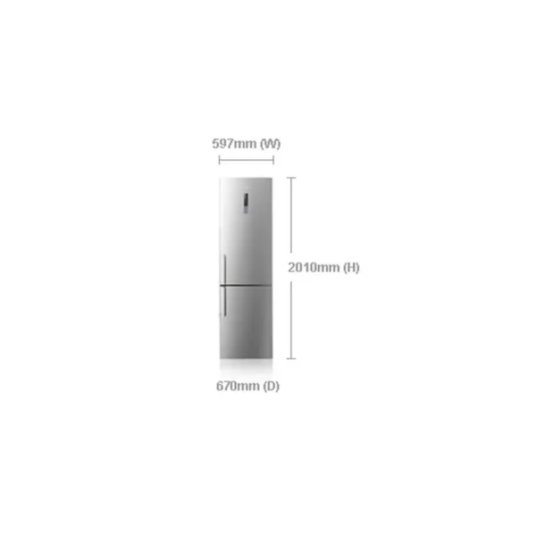 Samsung RL60GQERS Freestanding 370 L Stainless steel