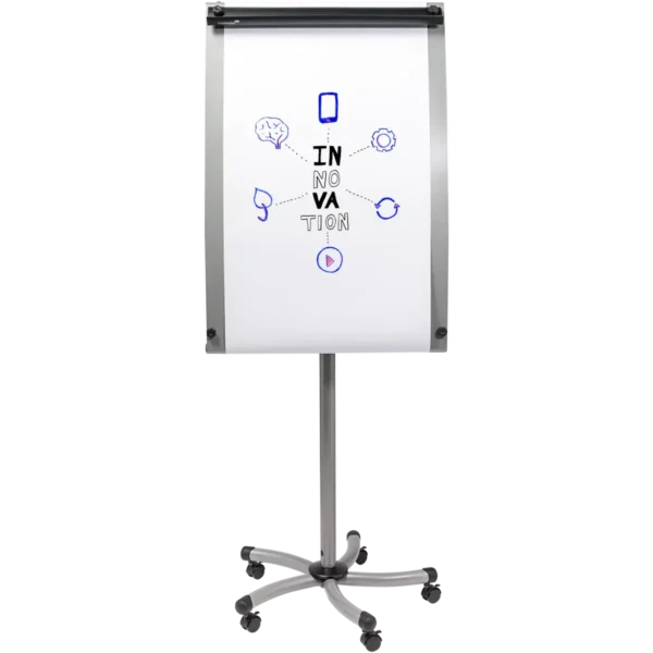Legamaster SILVERTEC mobile flipchart silver