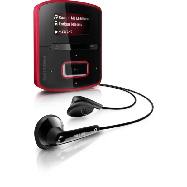 Philips GoGear SA3RGA02RN/97 MP3/MP4 player MP3 player 2 GB Black, Red