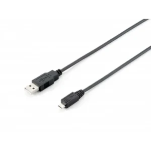 Equip USB 2.0 Type A to Micro-B Cable, 1.8m , Black