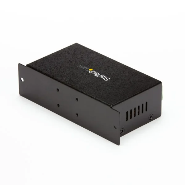 StarTech.com 7-Port USB 2.0 Hub – Metal Industrial USB-A Hub with ESD Protection & 350W Surge Protection – Din Rail, Wall or Desk Mountable – TAA Compliant USB Expander Hub