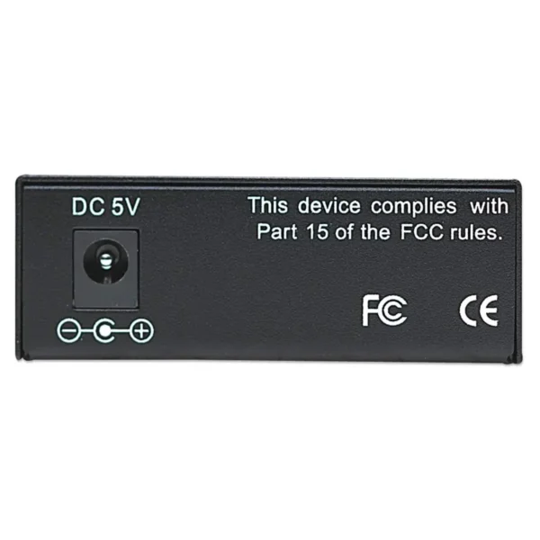 Intellinet Gigabit Ethernet Media Converter, 1000Base-T to 1000Base-Sx (SC) Multi-Mode, 550m (Euro 2-pin plug)