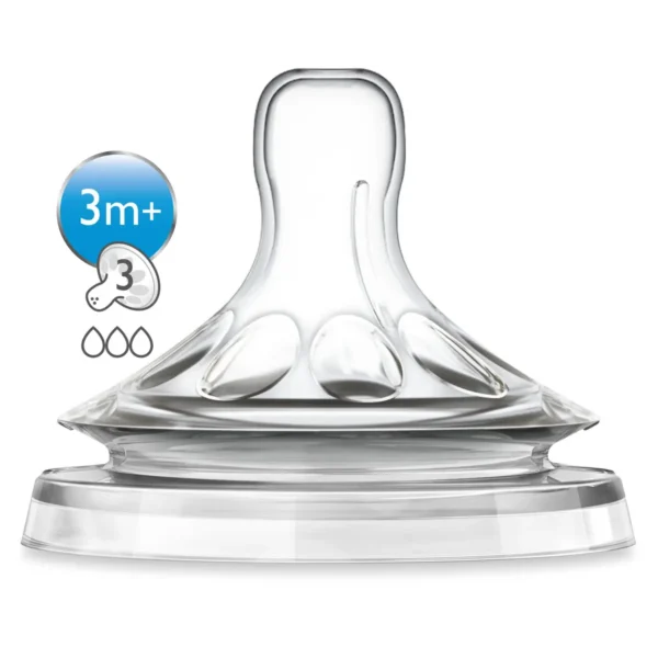 Philips AVENT 2 pieces Medium flow 3m+ Natural teat