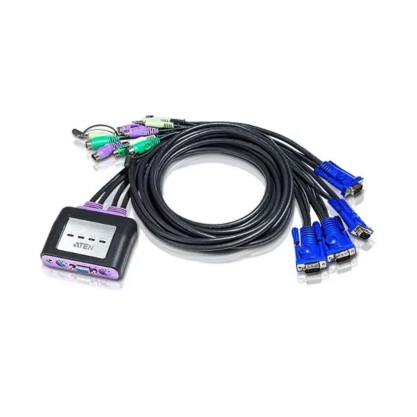 ATEN CS64A KVM switch Black