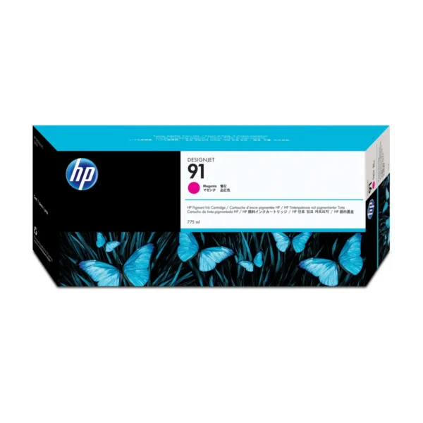 HP 91 775-ml Magenta DesignJet Pigment Ink Cartridge