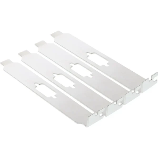 InLine Slot Bracket with hole for 9 Pin Sub-D male or female 4 pcs.