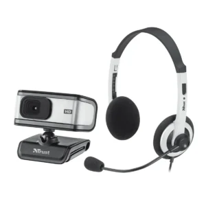 Trust HD Video Chat Pack webcam 1280 x 720 pixels USB 2.0 Black, Silver, White