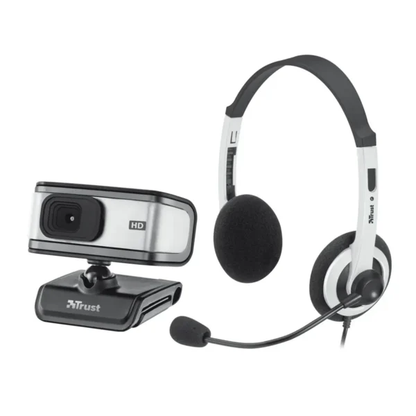 Trust HD Video Chat Pack webcam 1280 x 720 pixels USB 2.0 Black, Silver, White