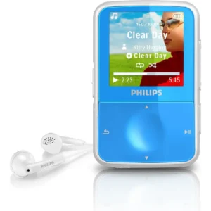 Philips GoGear SA1VBE04AW/17 MP3/MP4 player 4 GB Blue, Silver