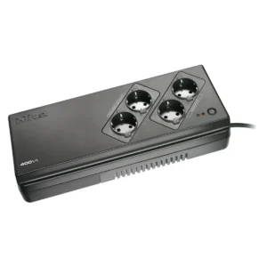 Trust 400VA UPS with 4Port Surge Guard PW-5040S uninterruptible power supply (UPS) 0.4 kVA 0 W