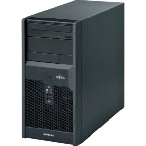 Fujitsu ESPRIMO P2550 Intel® Pentium® E5300 1 GB DDR2-SDRAM 160 GB NVIDIA® GeForce® 7050 Windows 7 Professional Micro Tower PC Black