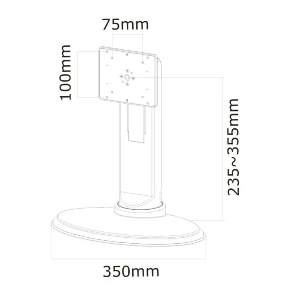 Neomounts monitor desk mount