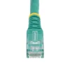 StarTech.com 7ft CAT6 Ethernet Cable – Green CAT 6 Gigabit Ethernet Wire -650MHz 100W PoE RJ45 UTP Molded Network/Patch Cord w/Strain Relief/Fluke Tested/Wiring is UL Certified/TIA