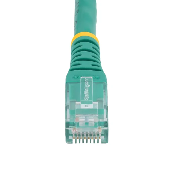 StarTech.com 7ft CAT6 Ethernet Cable – Green CAT 6 Gigabit Ethernet Wire -650MHz 100W PoE RJ45 UTP Molded Network/Patch Cord w/Strain Relief/Fluke Tested/Wiring is UL Certified/TIA