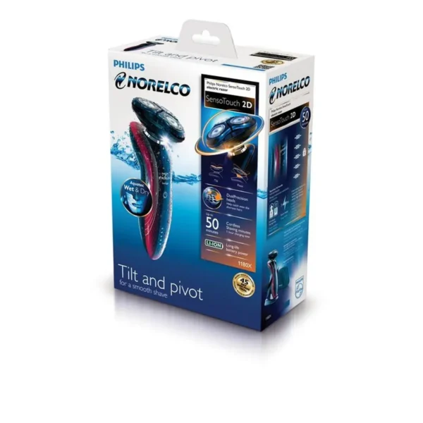 Philips Norelco Shaver 6700 1180X Rotation shaver Trimmer Red