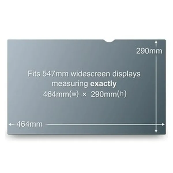 3M Black Privacy Filter for Desktops PF21.6W