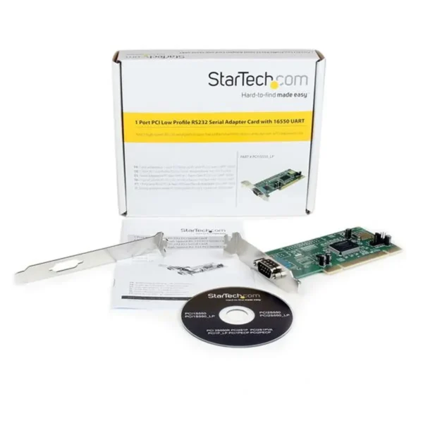 StarTech.com 1 Port PCI Low Profile RS232 Serial Adapter Card with 16550 UART