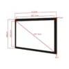 Multibrackets M 16:10 Framed Projection Screen 387,7×242,3, 180″