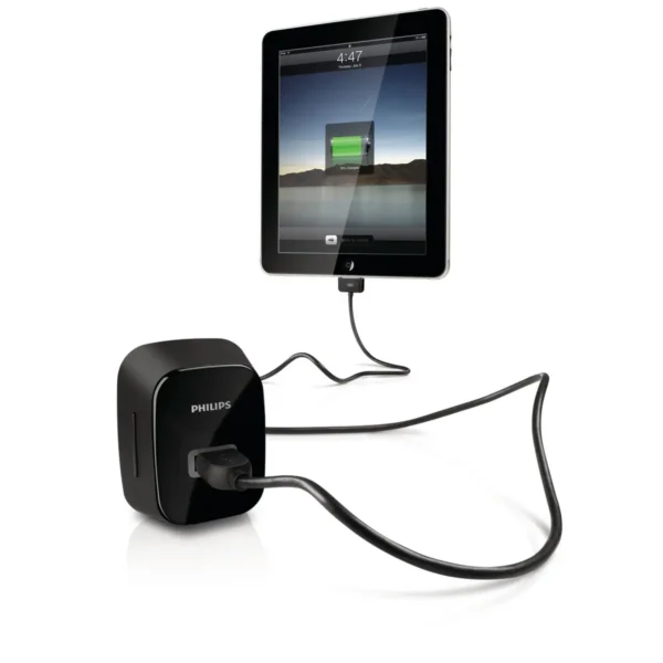 Philips DLP2232/17 mobile device charger Mobile phone, MP3, Tablet Black AC Indoor