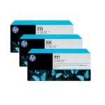 HP 771 3-pack 775-ml Light Gray Designjet Ink Cartridges CR257A print head Inkjet printing