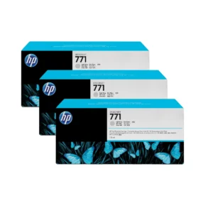 HP 771 3-pack 775-ml Light Gray Designjet Ink Cartridges CR257A print head Inkjet printing