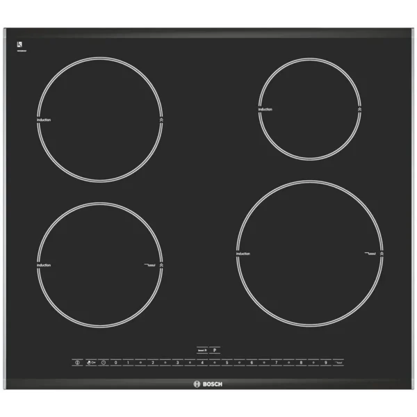 Bosch PIE675N24E hob Black Built-in Zone induction hob 4 zone(s)