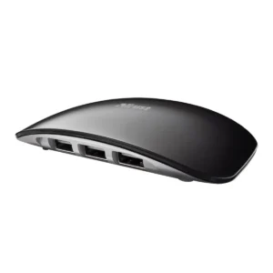 Trust Curve 4 Port USB 2.0 Hub 480 Mbit/s Black, Grey