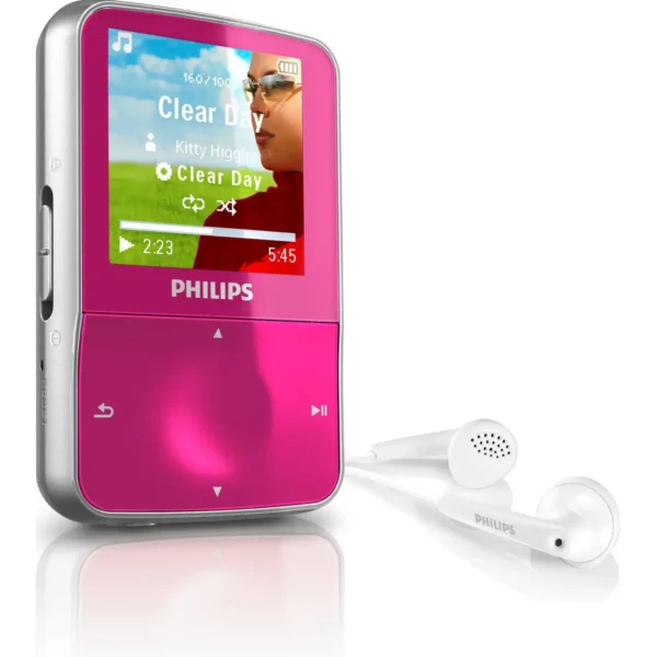 Philips GoGear SA1VBE08P/97 MP3/MP4 player 8 GB Pink, Silver